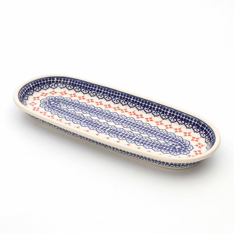 ポーリッシュポタリー（ポーランド陶器） ボレスワヴィエツ トレイ 29cm 928A／1046