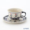 ポーリッシュポタリー（ポーランド陶器） ボレスワヴィエツ ティーカップ＆ソーサー 220ml／16cm 775／836／809