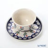 ポーリッシュポタリー（ポーランド陶器） ボレスワヴィエツ ティーカップ＆ソーサー 220ml／16cm 775／836／809