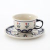 ポーリッシュポタリー（ポーランド陶器） ボレスワヴィエツ ティーカップ＆ソーサー 220ml／16cm 775／836／809