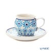 ポーリッシュポタリー（ポーランド陶器） ボレスワヴィエツ コーヒーカップ＆ソーサー 160ml／14.2cm 913／710／966
