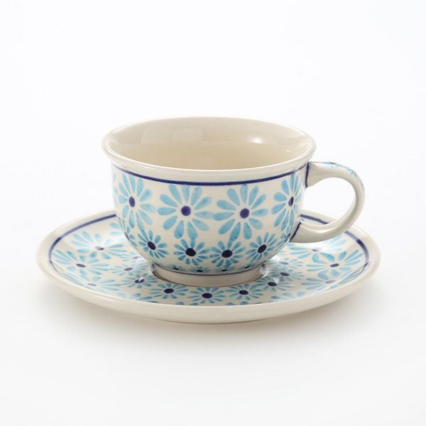 ポーリッシュポタリー（ポーランド陶器） ボレスワヴィエツ ティーカップ＆ソーサー 220ml／16cm 775／836／966