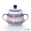 ポーリッシュポタリー（ポーランド陶器） ボレスワヴィエツ シュガーボウル 250ml／9.8cm 1354／1046