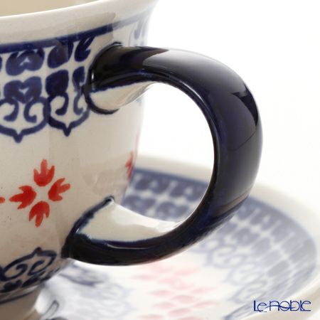 ポーリッシュポタリー（ポーランド陶器） ボレスワヴィエツ ティーカップ＆ソーサー 220ml／16cm 775／836／1046