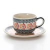ポーリッシュポタリー（ポーランド陶器） ボレスワヴィエツ ティーカップ＆ソーサー 210ml／16cm 886／883／955