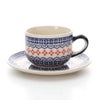 ポーリッシュポタリー（ポーランド陶器） ボレスワヴィエツ ティーカップ＆ソーサー 210ml／16cm 886／883／1046