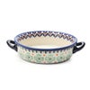 ポーリッシュポタリー（ポーランド陶器） ボレスワヴィエツ グラタン皿 18.8cm／H4.6cm 1454／A-1155A
