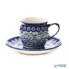 ポーリッシュポタリー（ポーランド陶器） ボレスワヴィエツ コーヒーカップ＆ソーサー 160ml／14.2cm 913／710／A-1073A