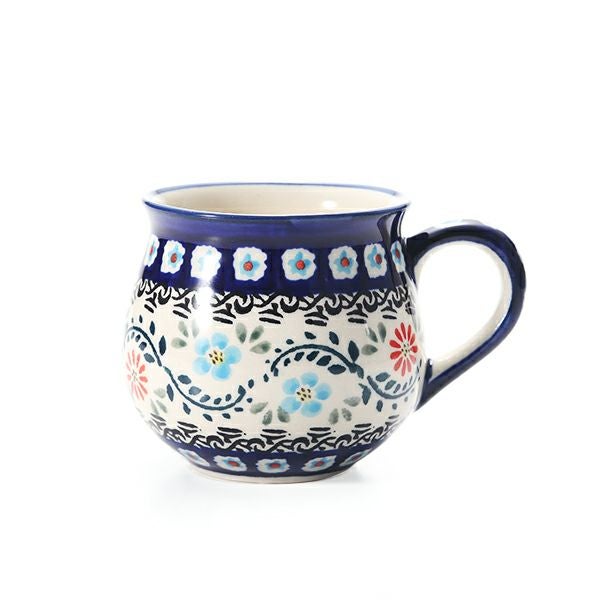 ポーリッシュポタリー（ポーランド陶器） ボレスワヴィエツ マグカップ 220ml／8cm 1452／A-1145A