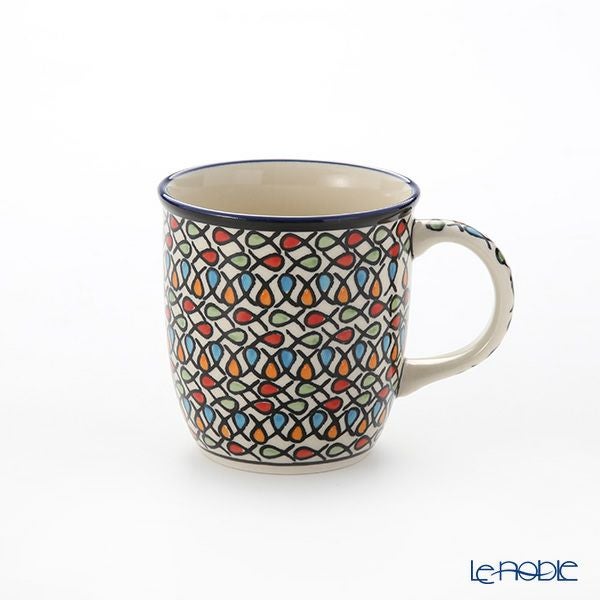 ポーリッシュポタリー（ポーランド陶器） ボレスワヴィエツ マグ 350ml／9.7cm 1105／DU-221