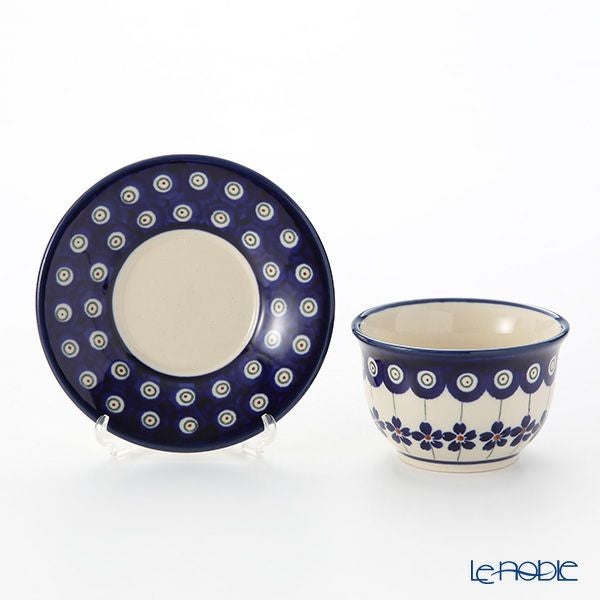 ポーリッシュポタリー（ポーランド陶器） ボレスワヴィエツ ジャパニーズティーカップ＆ソーサー 110ml 716／2014／A-166A 【ル・ノーブルオリジナル企画商品】