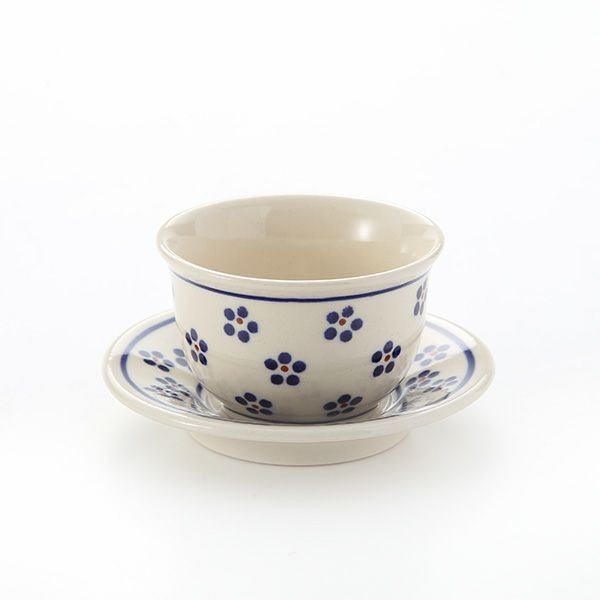 ポーリッシュポタリー（ポーランド陶器） ボレスワヴィエツ ジャパニーズティーカップ＆ソーサー 110ml 716／2014／225 【ル・ノーブルオリジナル企画商品】