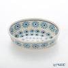 ポーリッシュポタリー（ポーランド陶器） ボレスワヴィエツ 楕円型ディッシュ 16.4cm／H4.5cm 1894A／966