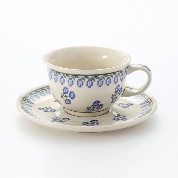 ポーリッシュポタリー（ポーランド陶器） ボレスワヴィエツ ティーカップ＆ソーサー 220ml／16cm 775／836／1171