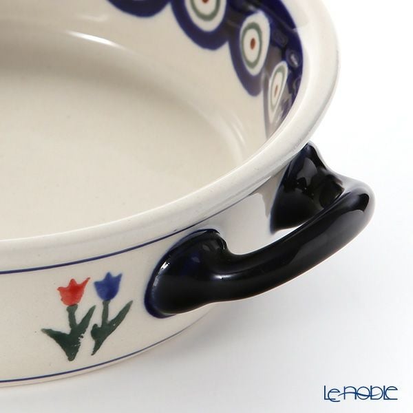 ポーリッシュポタリー（ポーランド陶器） ボレスワヴィエツ グラタン皿 18.8cm／H4.6cm 1454／809