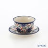 ポーリッシュポタリー（ポーランド陶器） ボレスワヴィエツ ジャパニーズティーカップ＆ソーサー 110ml 716／2014／A-1197A 【ル・ノーブルオリジナル企画商品】