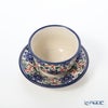 ポーリッシュポタリー（ポーランド陶器） ボレスワヴィエツ ジャパニーズティーカップ＆ソーサー 110ml 716／2014／A-1197A 【ル・ノーブルオリジナル企画商品】