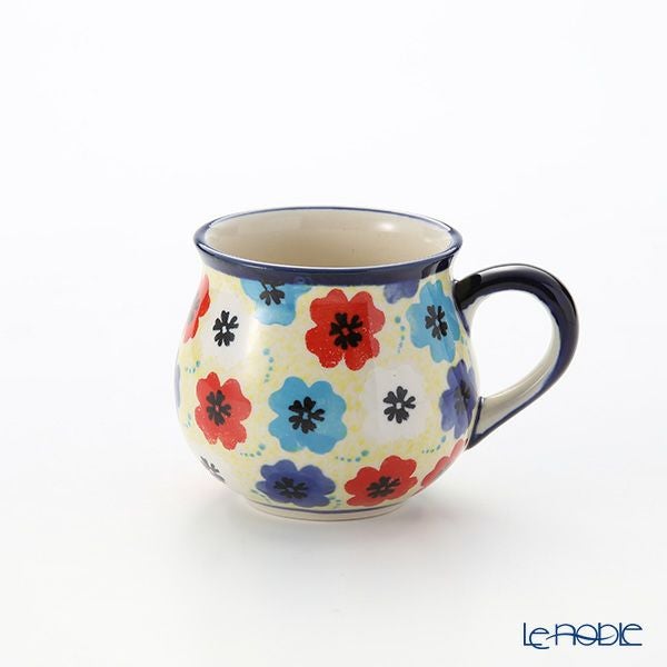 ポーリッシュポタリー（ポーランド陶器） ボレスワヴィエツ マグ 220ml／8cm 1452／DU-220