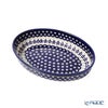 ポーリッシュポタリー（ポーランド陶器） ボレスワヴィエツ ディッシュ／楕円皿／オーバルボウル 19×27.5cm 349A／A-166A