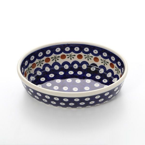 ポーリッシュポタリー（ポーランド陶器） ボレスワヴィエツ 楕円型ディッシュ 16.4cm／H4.5cm 1894A／D-41