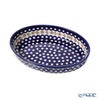 ポーリッシュポタリー（ポーランド陶器） ボレスワヴィエツ ディッシュ／楕円皿／オーバルボウル 19×27.5cm 349A／A-167A