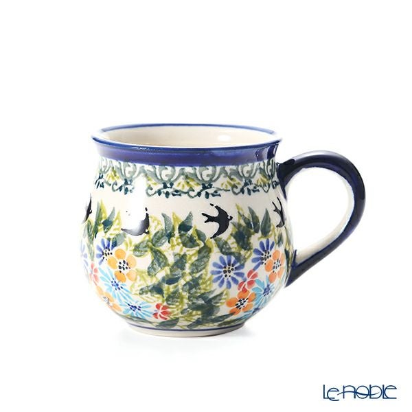 ポーリッシュポタリー（ポーランド陶器） ボレスワヴィエツ マグカップ 220ml／8cm 1452／DU-182