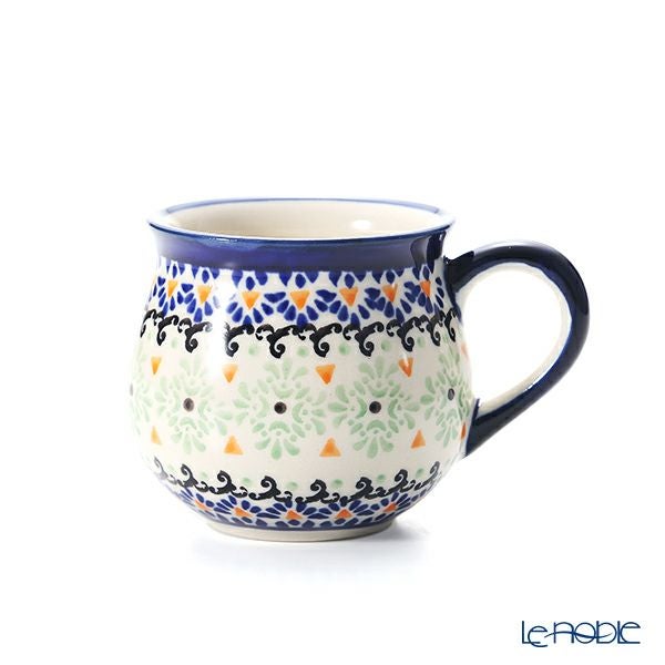ポーリッシュポタリー（ポーランド陶器） ボレスワヴィエツ マグカップ 220ml／8cm 1452／A-1155A