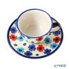 ポーリッシュポタリー（ポーランド陶器） ボレスワヴィエツ ティーカップ＆ソーサー 220ml／16cm 775／836／DU-220