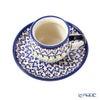 ポーリッシュポタリー（ポーランド陶器） ボレスワヴィエツ コーヒーカップ＆ソーサー 160ml／14.2cm 913／710／A-1155A