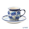 ポーリッシュポタリー（ポーランド陶器） ボレスワヴィエツ コーヒーカップ＆ソーサー 160ml／14.2cm 913／710／DU-228