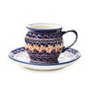 ポーリッシュポタリー（ポーランド陶器） ボレスワヴィエツ コーヒーカップ＆ソーサー 160ml／14.2cm 913／710／DU-225