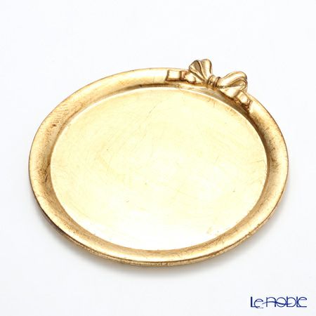 ソルディ フィレンツェ トレイ ラウンド 20cm ゴールドリボン D216