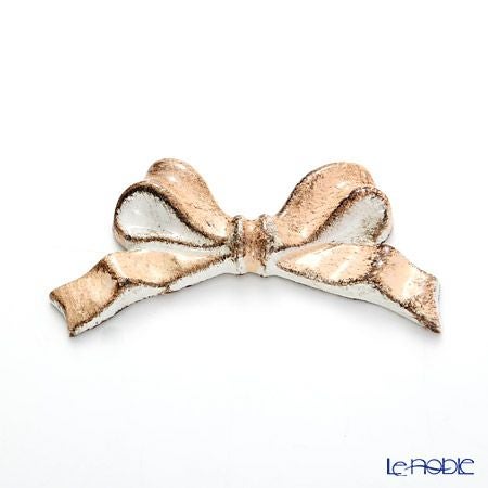 ソルディ フィレンツェリボン ナイフレスト（箸置き） F8 ホワイト／ピンクリボン