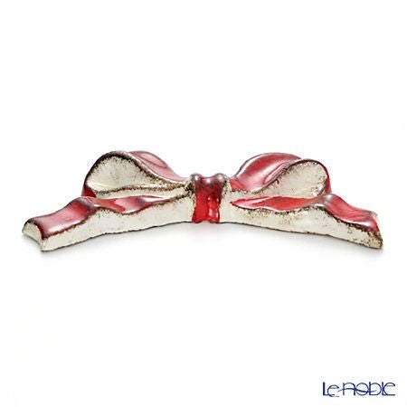 ソルディ フィレンツェリボン ナイフレスト（箸置き） F8 ホワイト／レッドリボン