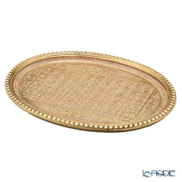 ソルディ フィレンツェ トレイ オーバル LP224／2 ライトピンク 30×38cm