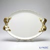 ソルディ フィレンツェ トレイ オーバル 36×51cm ホワイト／ゴールドリボン 1004