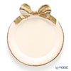 ソルディ フィレンツェ ミニトレイ／コースター ラウンド クリームピンク／ゴールド リボン 1020