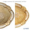 ソルディ フィレンツェ トレイ オーバル 22×30cm ホワイト／ゴールド 12／GTR-1