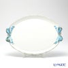 ソルディ フィレンツェ トレイ オーバル 30×43cm リボン ホワイト／ライトブルー 1003