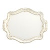 ソルディ フィレンツェ トレイ バロッコ オーバル ホワイト／ゴールド 46×34cm 3050／2