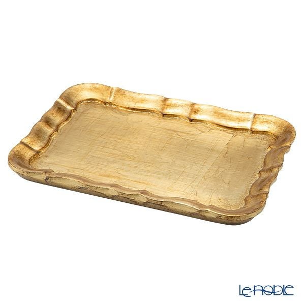 ソルディ フィレンツェ トレイ 長方形 3046／0 ゴールド 16×22.5cm