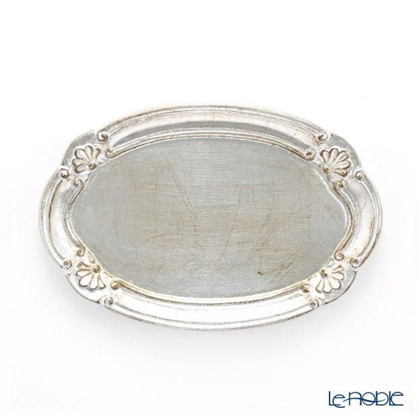 ソルディ フィレンツェ トレイ オーバル シルバー 17.5×26cm 4019／0S