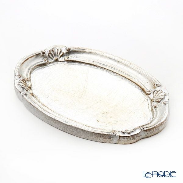 ソルディ フィレンツェ トレイ オーバル シルバー 17.5×26cm 4019／0S