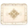 ソルディ フィレンツェ トレイ 長方形 ホワイト×ゴールド 46.5×37.5cm 3046／5