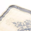 ソルディ フィレンツェ トレイ 長方形 ホワイト×ブルーグレー 41.5×32cm 3046／4