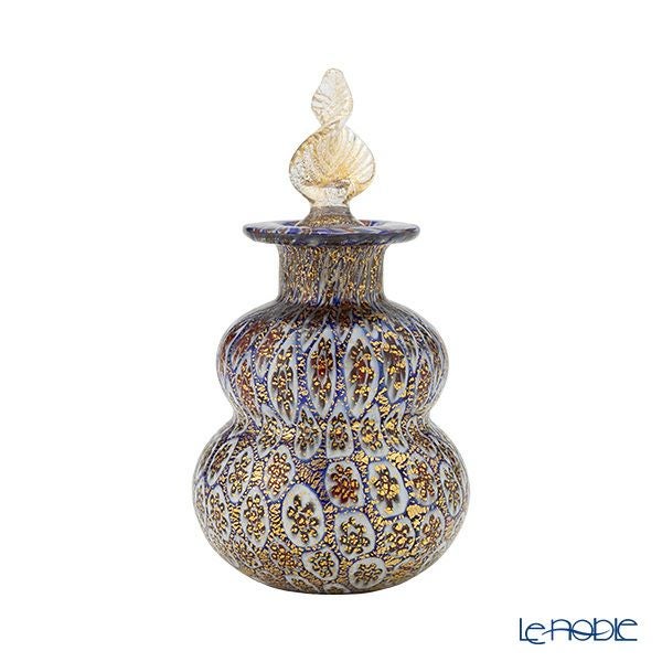 カンパネラ 香水瓶 ヒョウタン型 フィオーリブルー（95 B01／E）H9cm