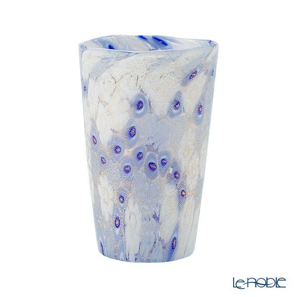 カンパネラ タンブラー（S） ブルーホワイトゴールド ミレフィオーリ（146 B27／E）H9.3cm