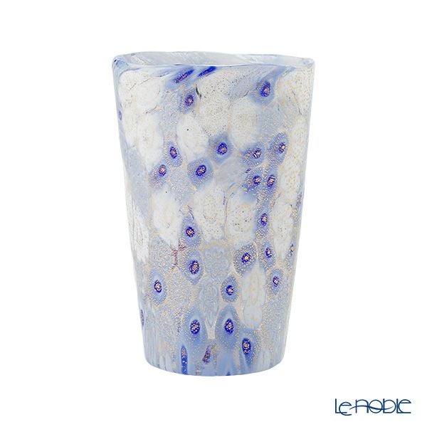 カンパネラ タンブラー（S） ブルーホワイトゴールド ミレフィオーリ（146 B27／E）H9.3cm