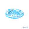 エルコーレモレッティ ミレフィオーリ ミニプレート ラウンド 7cm ライトブルー系 A