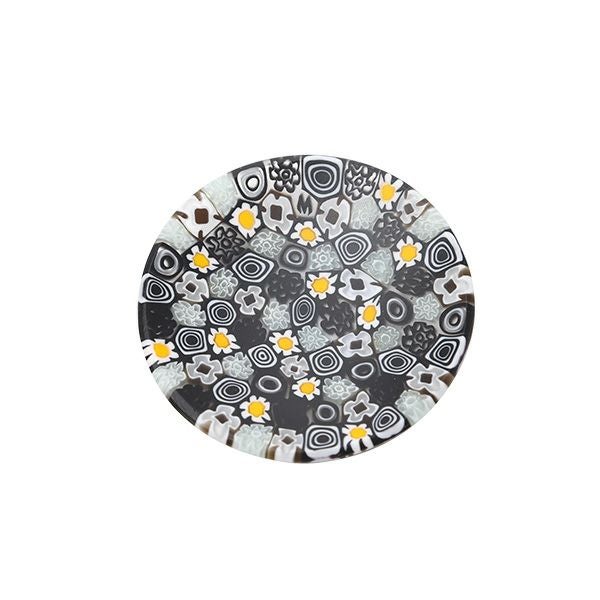 エルコーレモレッティ ミレフィオーリ ミニプレート ラウンド 7cm モノトーン×カモミール 215
